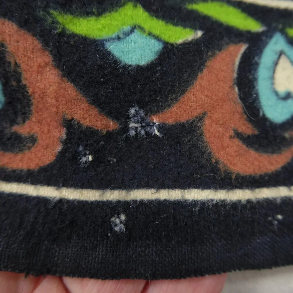 Vintage RT RTC Velvet Felt Tapestry Nude Nymph Fairy Goddess Gazelle 48 x 32